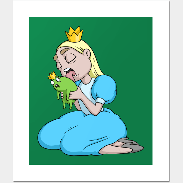 frog prince Wall Art by comicada